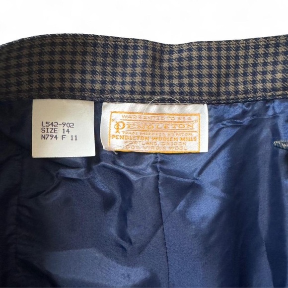 Vintage Pendleton Wool Skirt size 14 - Picture 4 of 4